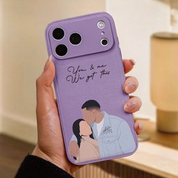 Turn Photo Into Faceless Art - For Couples, Him, Her, Matching Gifts - Personalized Phone Case – view 4