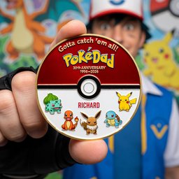 Adventure Trainer Metal Coin Personalized Anniversary Gifts – view 2