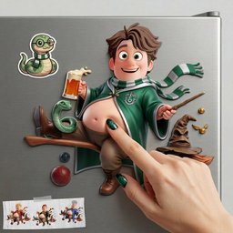 Butterbeer Funny Anti-collision Acrylic Fridge Magnet - Personalized Gifts For Him – view 2