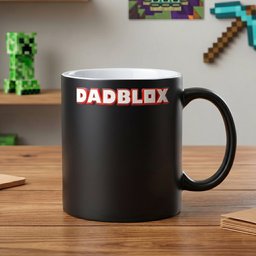 Custom Photo Block Game Dad Magic Coffee Mug - Personalized Gifts For Father's Day Magic Mug – view 3