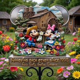 Lively Countryside Life Metal Sign, Personalized Gifts For Couple – view 2