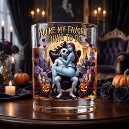 Naughty Soulmates Whiskey Glass - Personalized Gifts For Couples – view 3