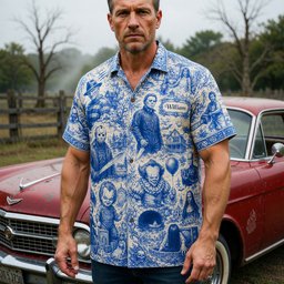 Retro Horror Hawaiian Shirt Personalized Gifts For Horror Lovers – view 3