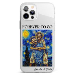 Couple Photo Van Gogh Art Forever & Always Anniversary Gift For Him, Her - Personalized Phone Case – view 2