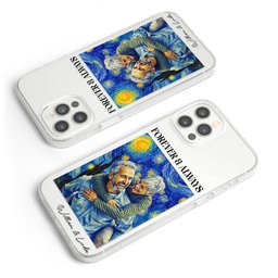 Couple Photo Van Gogh Art Forever & Always Anniversary Gift For Him, Her - Personalized Phone Case – view 6