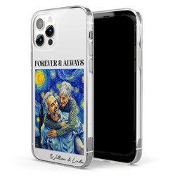 Couple Photo Van Gogh Art Forever & Always Anniversary Gift For Him, Her - Personalized Phone Case – view 5