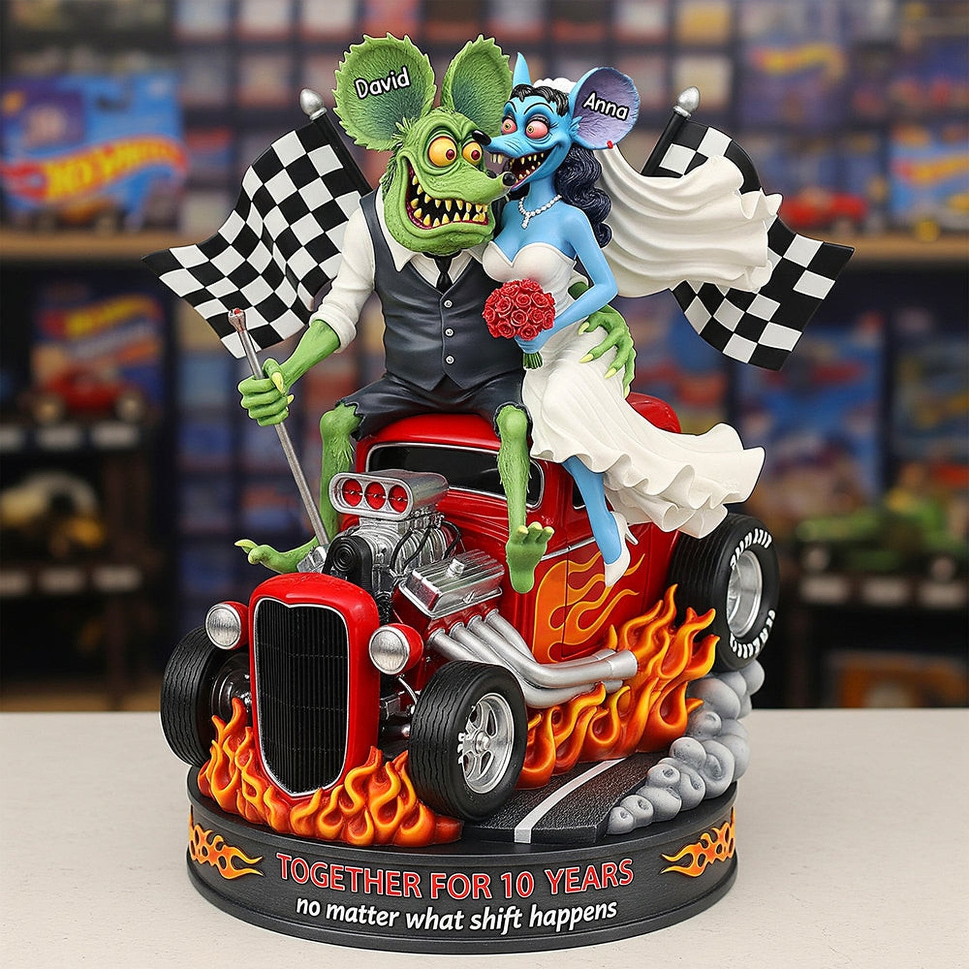 Anniversary On Hot Car Plaque - Personalized Gifts For Couple - Photo 1