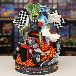 Anniversary On Hot Car Plaque - Personalized Gifts For Couple - Photo 1