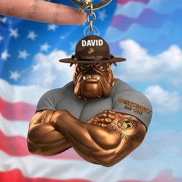 Anniversary Keychain - Personalized Gifts For Veteran 021natn040725 MR - Photo 1