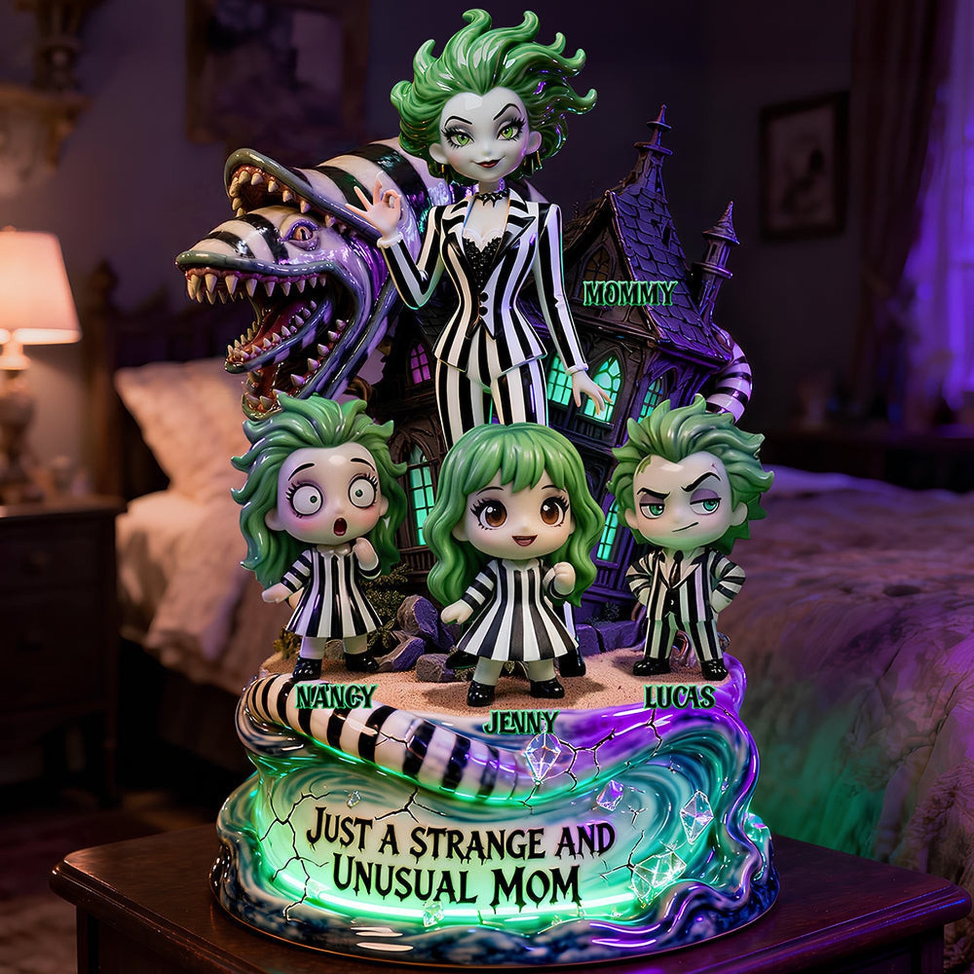 Charismatic Ghost Mom Acrylic Plaque - Personalized Gifts For Moms - Photo 1