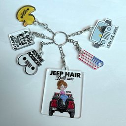 Personalized Gifts For Girl Keychain With Charms