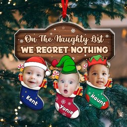 Custom Photo Gifts For Kids Christmas Ornament