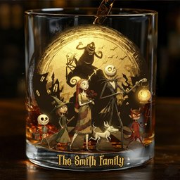 Jack Man - Personalized Nightmare Whiskey Glass