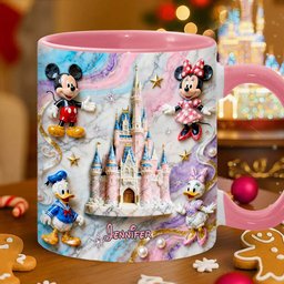 Magical Friends - Personalized Mouse Accent Mug & Coaster