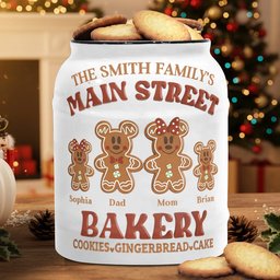 Main Street Bakery - Personalized Mouse Cookie Jar