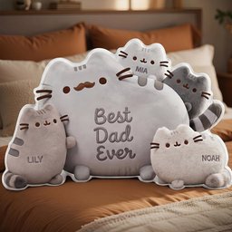 Best Dad Ever Custom Shape Pillow - Personalized Gifts For Dad - Photo 1