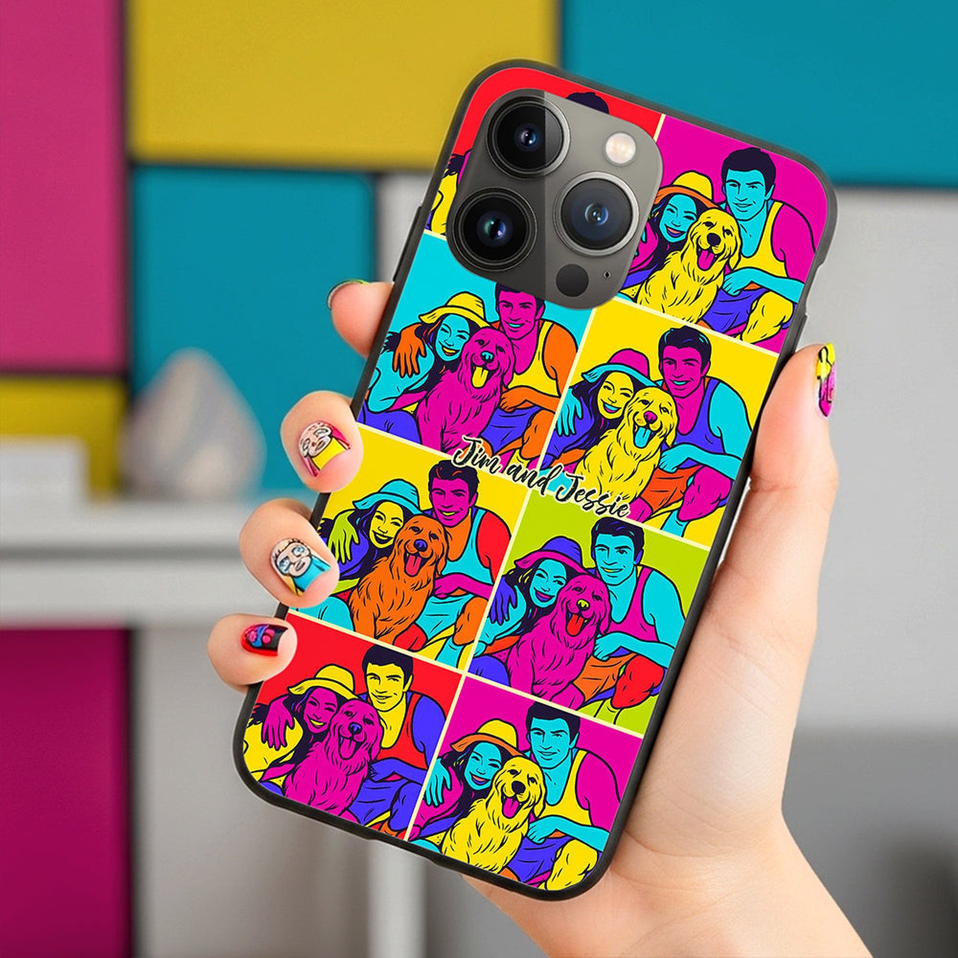 Couple Art Phone Case Personalized Gifts For Couple
