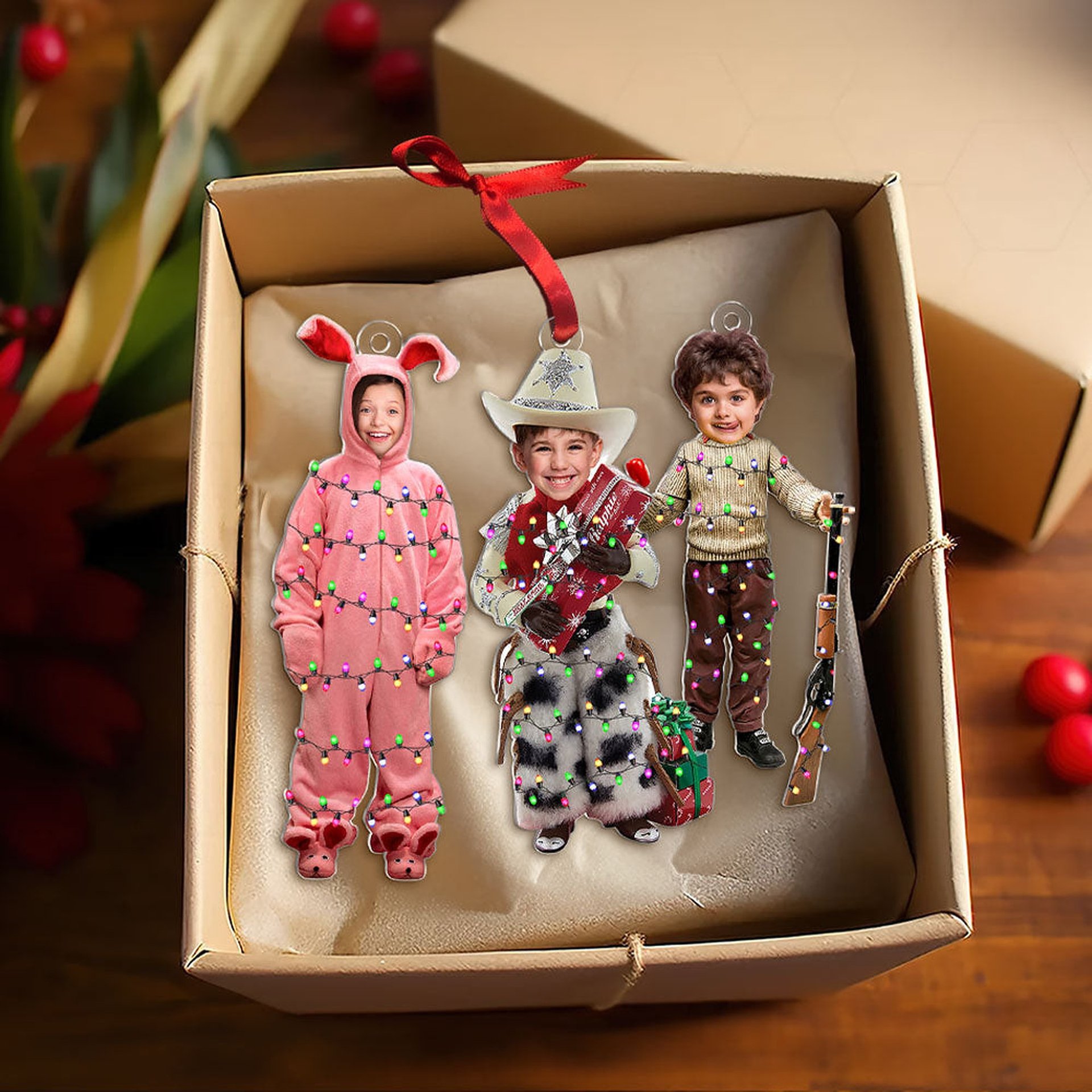 Custom Photo Gifts For Kids Christmas Ornament