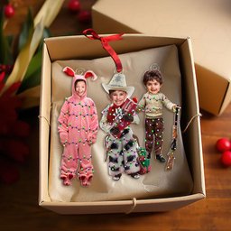 Custom Photo Gifts For Kids Christmas Ornament
