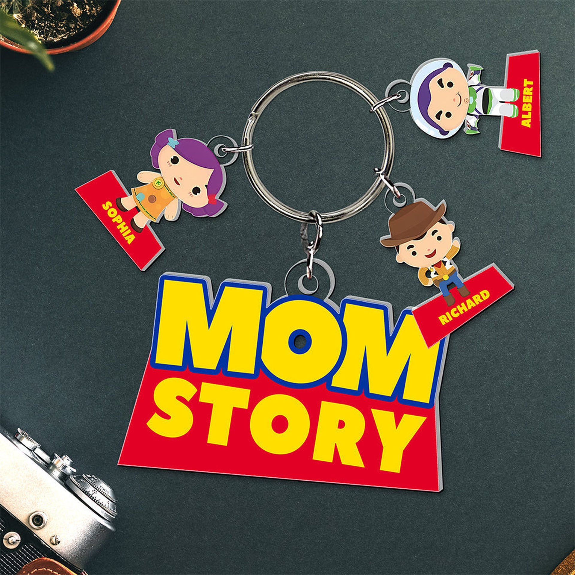 Mom Story Keychain - Personalized Christmas Gifts For Mom - Photo 1