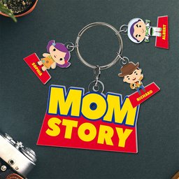 Mom Story Keychain - Personalized Christmas Gifts For Mom - Photo 1