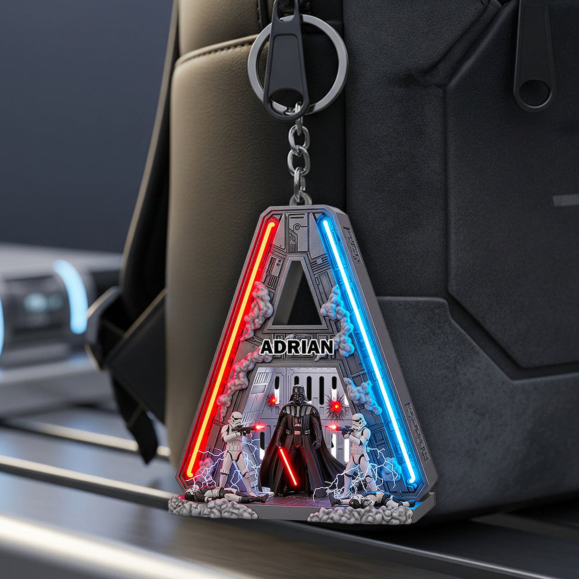Galaxy Alphabet Keychain Personalized Gifts For Fans - Photo 1
