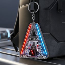 Galaxy Alphabet Keychain Personalized Gifts For Fans - Photo 1