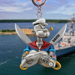 Holiday Heroes Keychain – Personalized Christmas Gifts For Proud Veterans - Photo 1