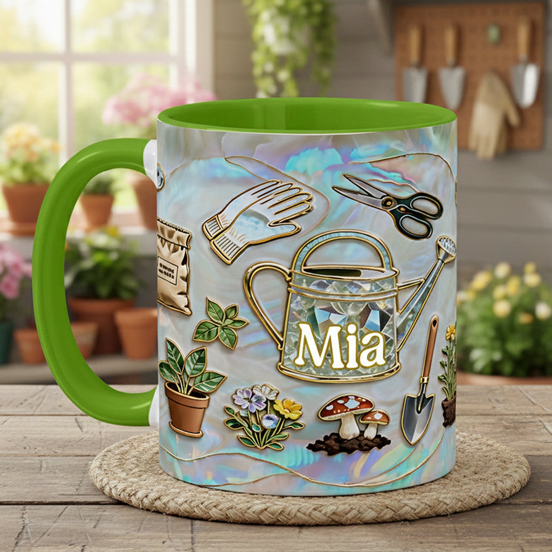 Gardening Coffee Accent Mug - Personalized Gifts For Garden Lovers - Photo 1