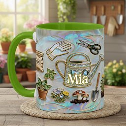 Gardening Coffee Accent Mug - Personalized Gifts For Garden Lovers - Photo 1