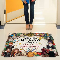 Teacher Doormat - Personalized Gifts For Teacher - Photo 1