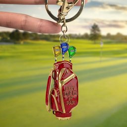 Golf Dad Keychain - Personalized Christmas Gifts For Dad - Photo 1