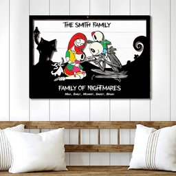 Horror Family Dad Mom 02QHDT180423 Personalized Layers Wood Sign - Photo 1
