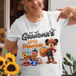 Halloween Grandma Shirt - Personalized Gifts For Grandma - Photo 1