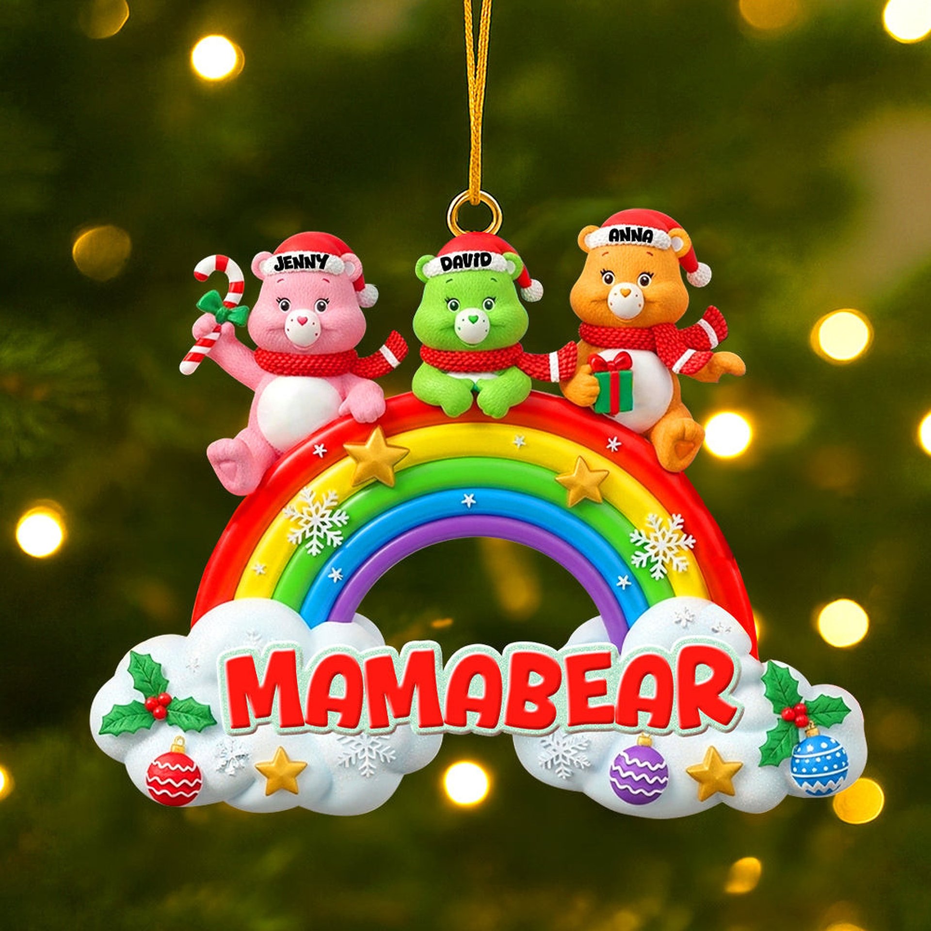 Personalized Gifts For Grandma Christmas Ornament - Photo 1