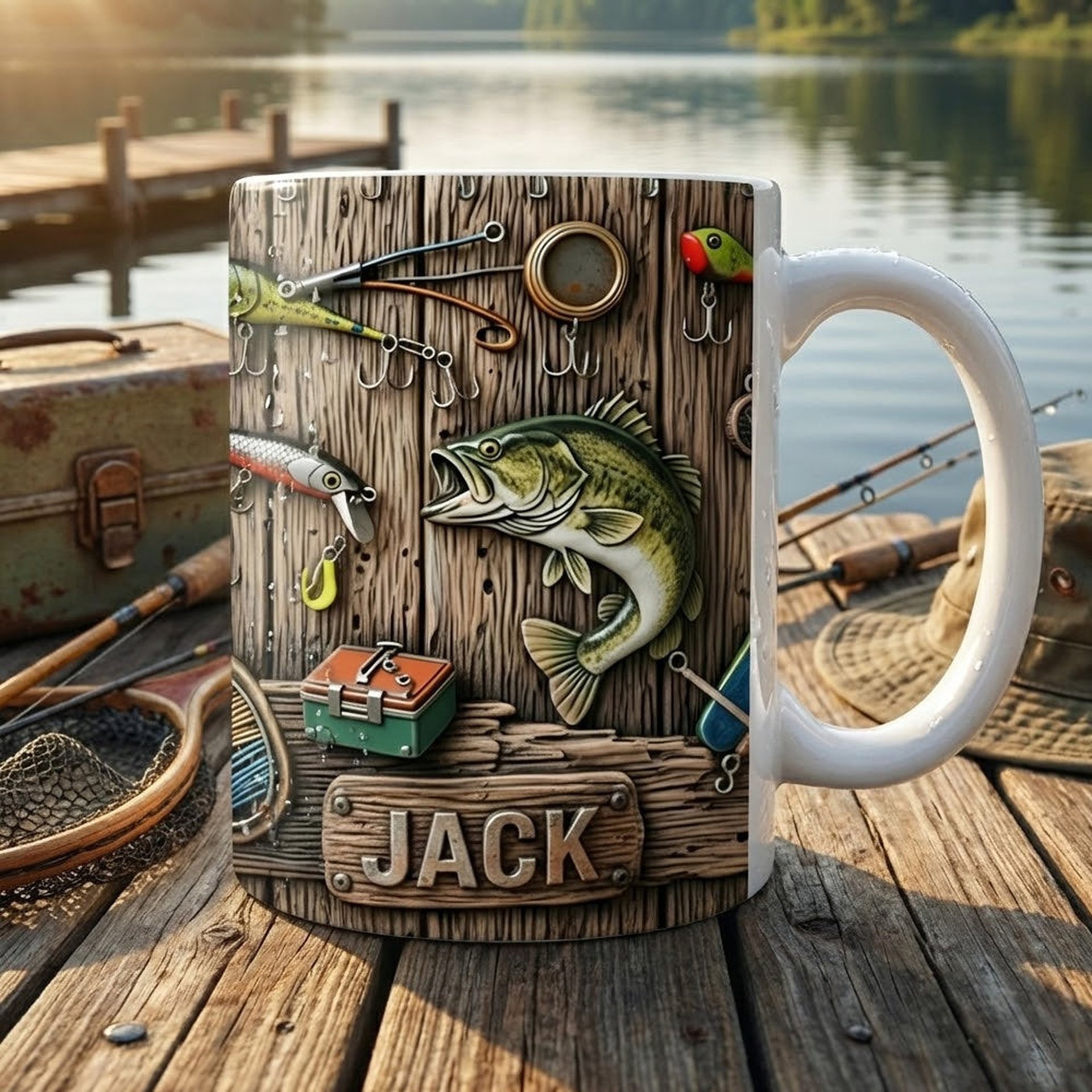 Personalized Gifts For Fishing Lovers Coffee Mug - Photo 1
