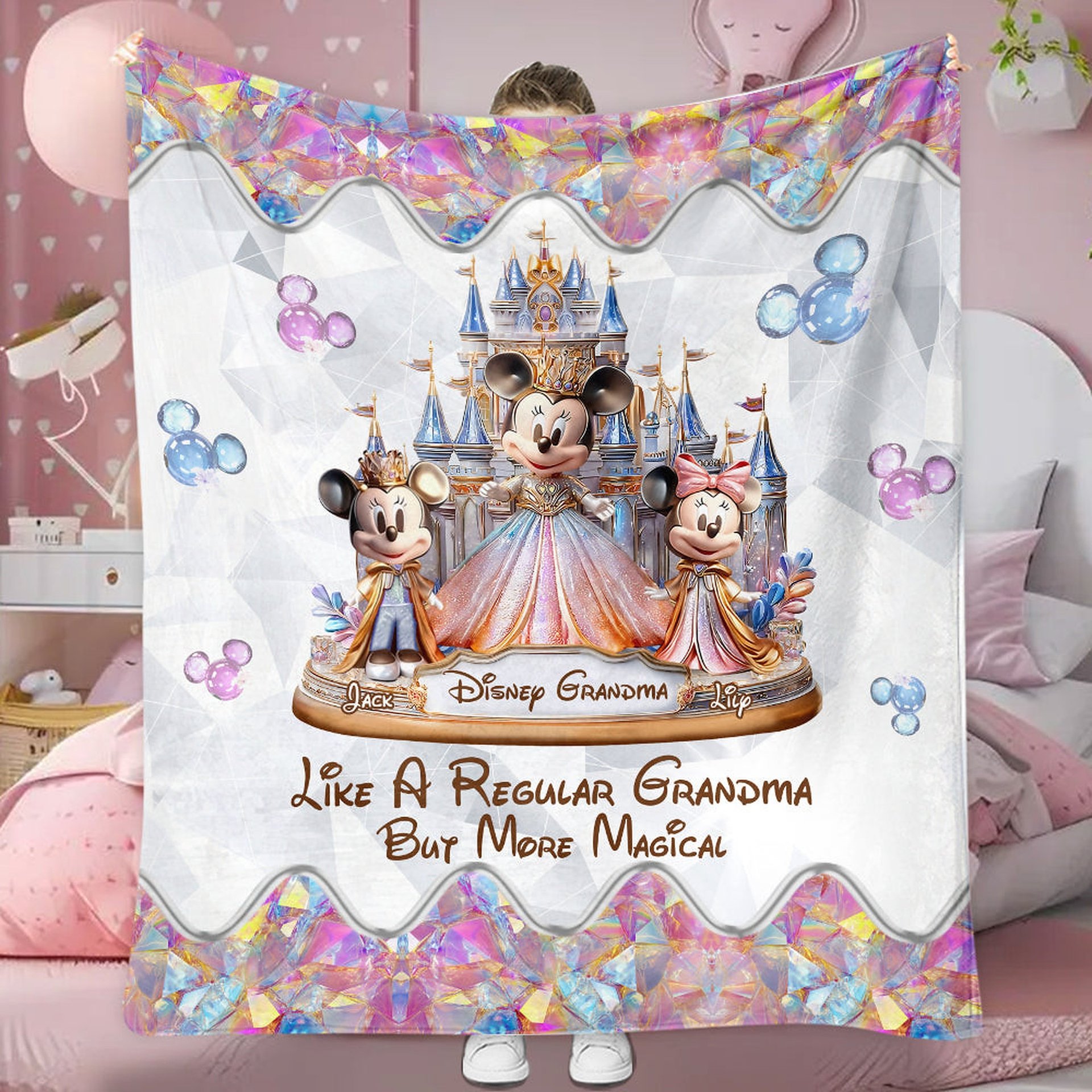 Magic Grandma - Personalized Mouse Blanket