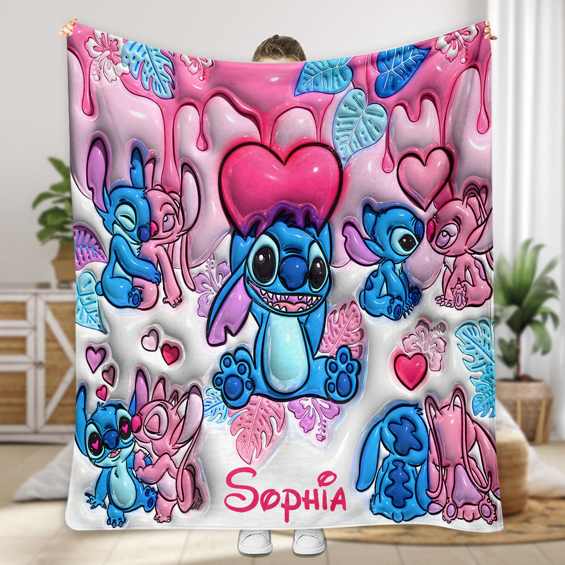 Ohana Means Family - Personalized Ohana Blanket