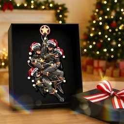 Night Hero Family Tree Ornament, Personalized Gifts For Family - Photo 1