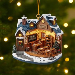 Teacher Miniature Classroom Ornament - Personalized Gifts For Teachers 01pgtn120825 - Ornament - GoDuckee