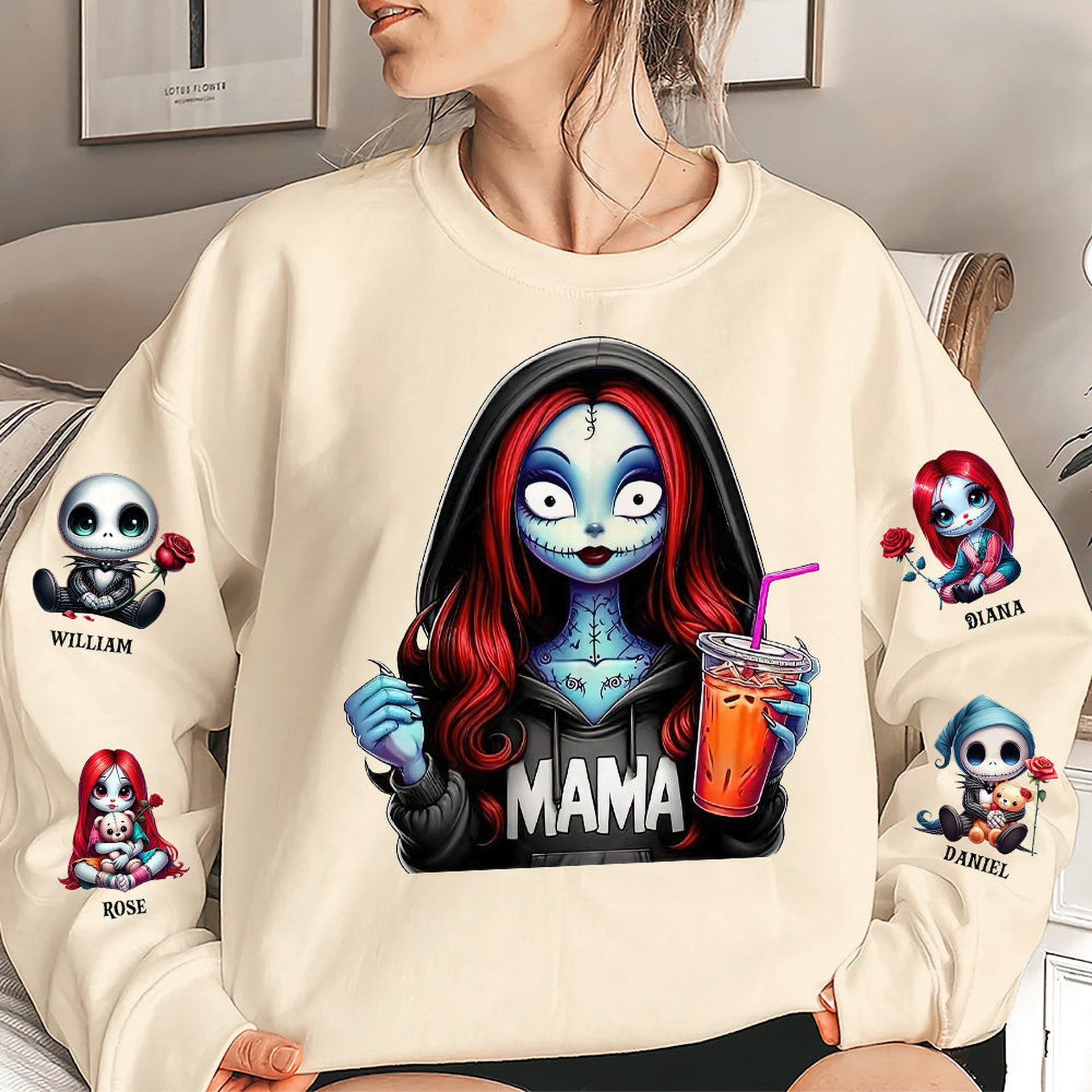 Creepin’ Through Christmas – Personalized Horror Shirts For Mom - Photo 1