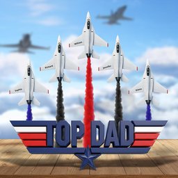 Top Dad Acrylic Plaque - Personalized Christmas Gifts For Dad - Photo 1