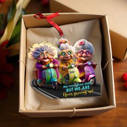 Personalized Gifts For Old Friends Christmas Acrylic Ornament - Photo 1