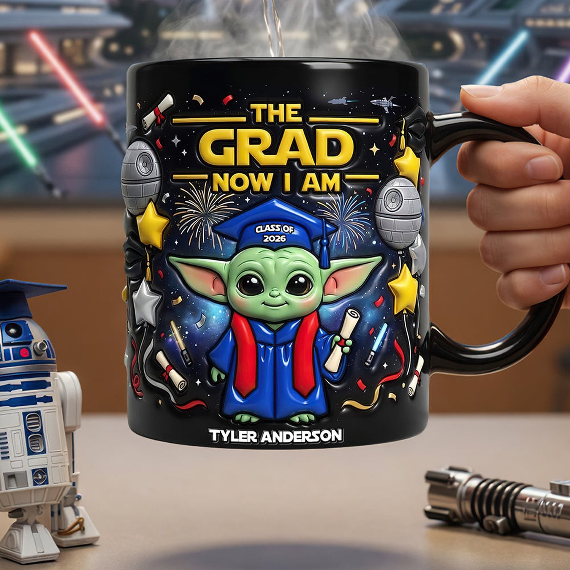 The Grad Now I Am Magic Mug - Personalized Graduation Gifts