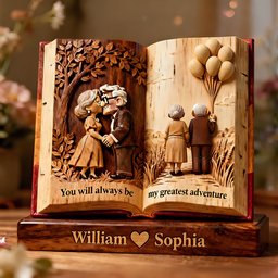 Two Souls One Heart Acrylic Plaque - Personalized Gifts For Couple - Photo 1