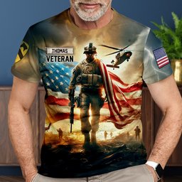 Veteran 3D Shirt - Personalized Gifts For Veteran - Photo 1