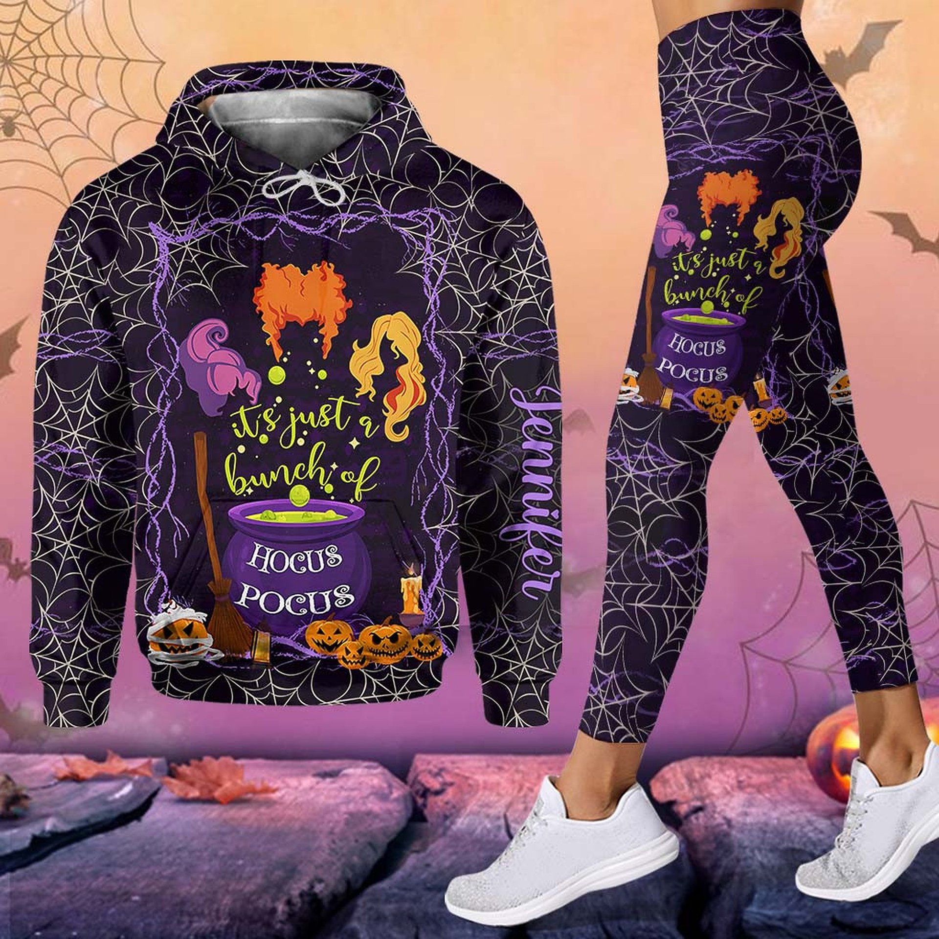 It's Just A Bunch - Personalized Hoodie and Leggings