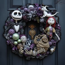 Christmas Nightmare - Personalized Nightmare Custom Shaped Wood Sign
