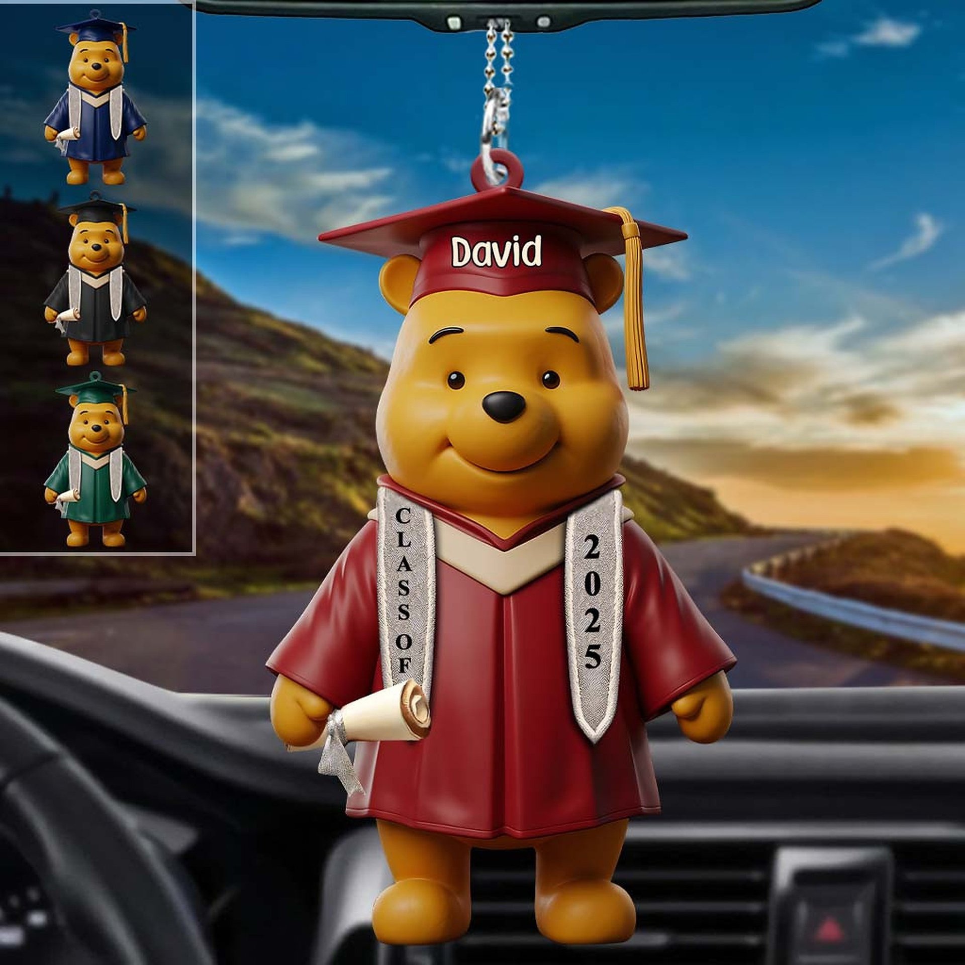 Class Of 2025 - Personalized Graduation Car Ornament