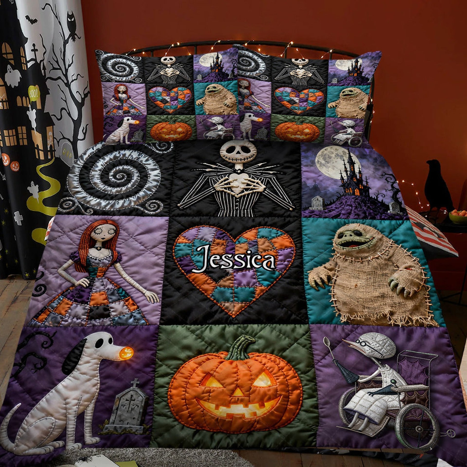 Dark Friends - Personalized Nightmare Quilt Set